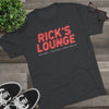 Rick's Lounge Hay Street Fayetteville Triblend Athletic Shirt T-Shirt Printify 