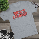 Rick's Lounge Hay Street Fayetteville Triblend Athletic Shirt T-Shirt Printify 