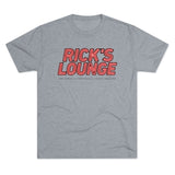 Rick's Lounge Hay Street Fayetteville Triblend Athletic Shirt T-Shirt Printify S Tri-Blend Premium Heather 