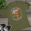 Schofield Barracks Tropical Paradise Distressed - Triblend Athletic Shirt T-Shirt Printify 