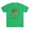Schofield Barracks Tropical Paradise Distressed - Triblend Athletic Shirt T-Shirt Printify Tri-Blend Envy S 