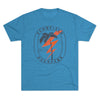 Schofield Barracks Tropical Paradise Distressed - Triblend Athletic Shirt T-Shirt Printify Tri-Blend Vintage Turquoise L 