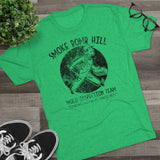 Smoke Bomb Hill Mold Inspection Distressed Insignia - Triblend Athletic Shirt T-Shirt Printify 