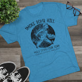 Smoke Bomb Hill Mold Inspection Distressed Insignia - Triblend Athletic Shirt T-Shirt Printify 