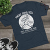 Smoke Bomb Hill Mold Inspection Distressed Insignia - Triblend Athletic Shirt T-Shirt Printify 