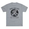 Smoke Bomb Hill Mold Inspection Distressed Insignia - Triblend Athletic Shirt T-Shirt Printify Tri-Blend Premium Heather S 