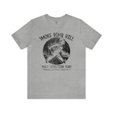 Smoke Bomb Hill Mold Inspection Distressed Insignia - Unisex Jersey Short Sleeve Tee T-Shirt Printify Athletic Heather S 
