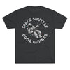 Space Shuttle Door Gunner - Triblend Athletic Shirt T-Shirt Printify S Tri-Blend Vintage Black 