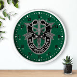 Special Forces Insignia Wall Clock Home Decor Printify 