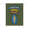 Special Forces Ranger Triple Threat - Vertical Outdoor House & Garden Banners Home Decor Printify 24.5'' × 32'' 