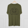 Special Forces Underwater Operations Combat Diver Distressed Insignia - Triblend Athletic Shirt T-Shirt Printify 