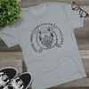 Special Forces Underwater Operations Dive Supervisor Distressed Insignia - Triblend Athletic Shirt T-Shirt Printify 