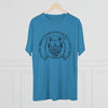 Special Forces Underwater Operations Dive Supervisor Distressed Insignia - Triblend Athletic Shirt T-Shirt Printify 