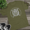 Special Forces Underwater Operations Dive Supervisor Distressed Insignia - Triblend Athletic Shirt T-Shirt Printify 