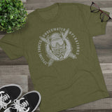 Special Forces Underwater Operations Dive Supervisor Distressed Insignia - Triblend Athletic Shirt T-Shirt Printify 