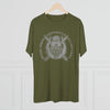 Special Forces Underwater Operations Dive Supervisor Distressed Insignia - Triblend Athletic Shirt T-Shirt Printify 