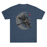 Spectre Gunship Insignia - Triblend Athletic Shirt T-Shirt Printify S Tri-Blend Indigo 