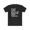 SPORTS Athletic Fit Cotton Unisex Shirt T-Shirt Printify Solid Black L 