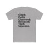 SPORTS Athletic Fit Cotton Unisex Shirt T-Shirt Printify Solid Light Grey L 