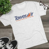 Tower Airlines Persian Gulf Triblend Athletic Shirt T-Shirt Printify 