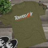 Tower Airlines Persian Gulf Triblend Athletic Shirt T-Shirt Printify 