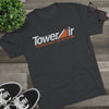 Tower Airlines Persian Gulf Triblend Athletic Shirt T-Shirt Printify 