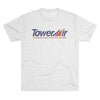 Tower Airlines Persian Gulf Triblend Athletic Shirt T-Shirt Printify Tri-Blend Heather White S 