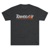 Tower Airlines Persian Gulf Triblend Athletic Shirt T-Shirt Printify Tri-Blend Vintage Black S 