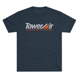 Tower Airlines Persian Gulf Triblend Athletic Shirt T-Shirt Printify Tri-Blend Vintage Navy S 