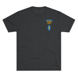 Triple Threat Shirt - Unisex Tri-Blend Crew Tee T-Shirt Printify Tri-Blend Vintage Black S 