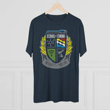 University of Pineland Commo - Full Color Edition - Triblend Athletic Shirt T-Shirt Printify 