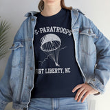 US Paratroops Fort Liberty Retro Distressed Standard Fit Shirt T-Shirt Printify 