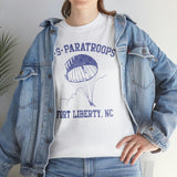 US Paratroops Fort Liberty Retro Distressed Standard Fit Shirt T-Shirt Printify 