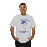 US Paratroops Fort Liberty Retro Distressed Standard Fit Shirt T-Shirt Printify 