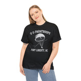 US Paratroops Fort Liberty Retro Distressed Standard Fit Shirt T-Shirt Printify 