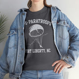 US Paratroops Fort Liberty Retro Distressed Standard Fit Shirt T-Shirt Printify 