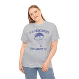 US Paratroops Fort Liberty Retro Distressed Standard Fit Shirt T-Shirt Printify 