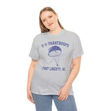 US Paratroops Fort Liberty Retro Distressed Standard Fit Shirt T-Shirt Printify 