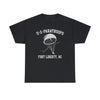 US Paratroops Fort Liberty Retro Distressed Standard Fit Shirt T-Shirt Printify Black S 