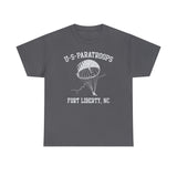 US Paratroops Fort Liberty Retro Distressed Standard Fit Shirt T-Shirt Printify Charcoal S 