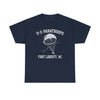 US Paratroops Fort Liberty Retro Distressed Standard Fit Shirt T-Shirt Printify Navy S 